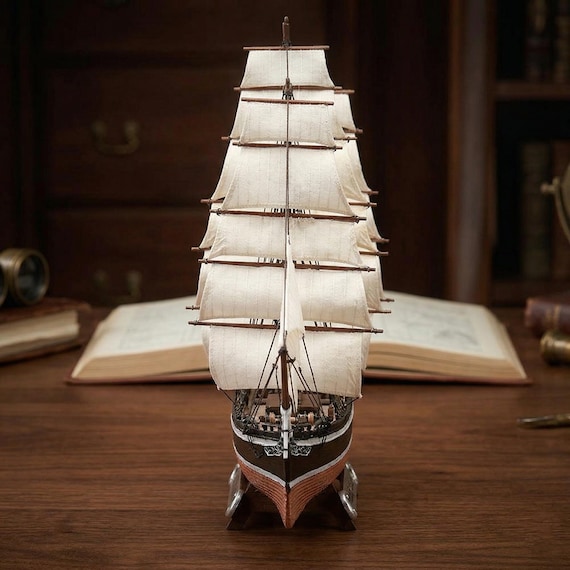Cutty Sark Model Kit 1:350 Sailing Ship Plastic Model Academy - Etsy