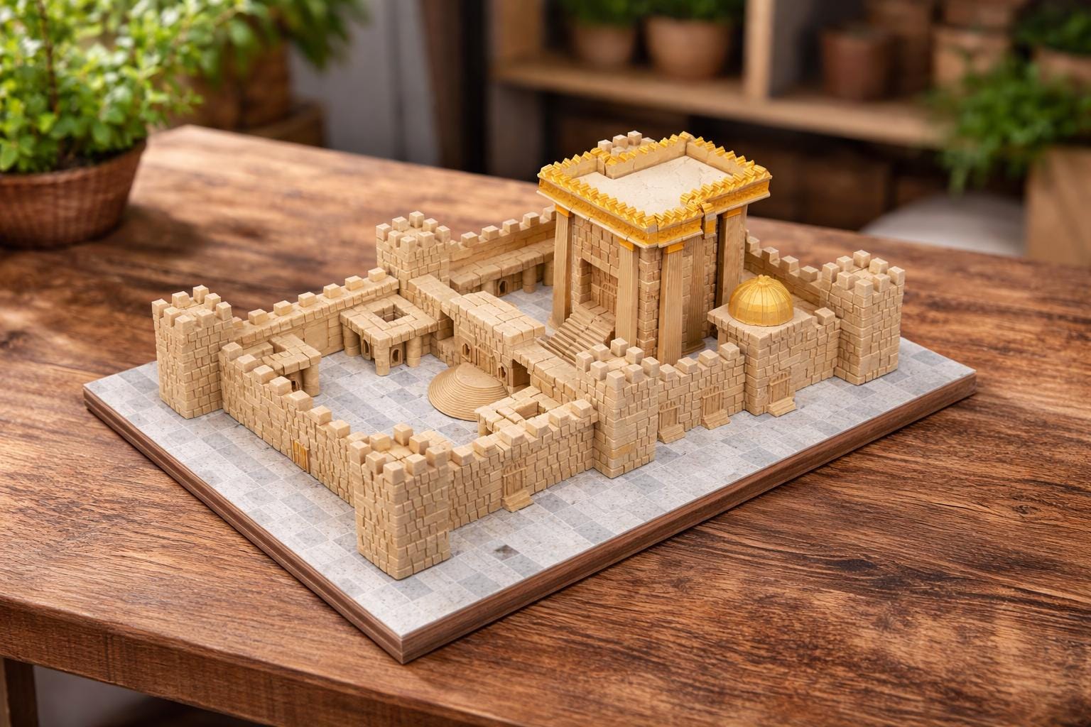 Mini Brick Third Temple Model Kit, Ceramic Building Set, Architecture ...