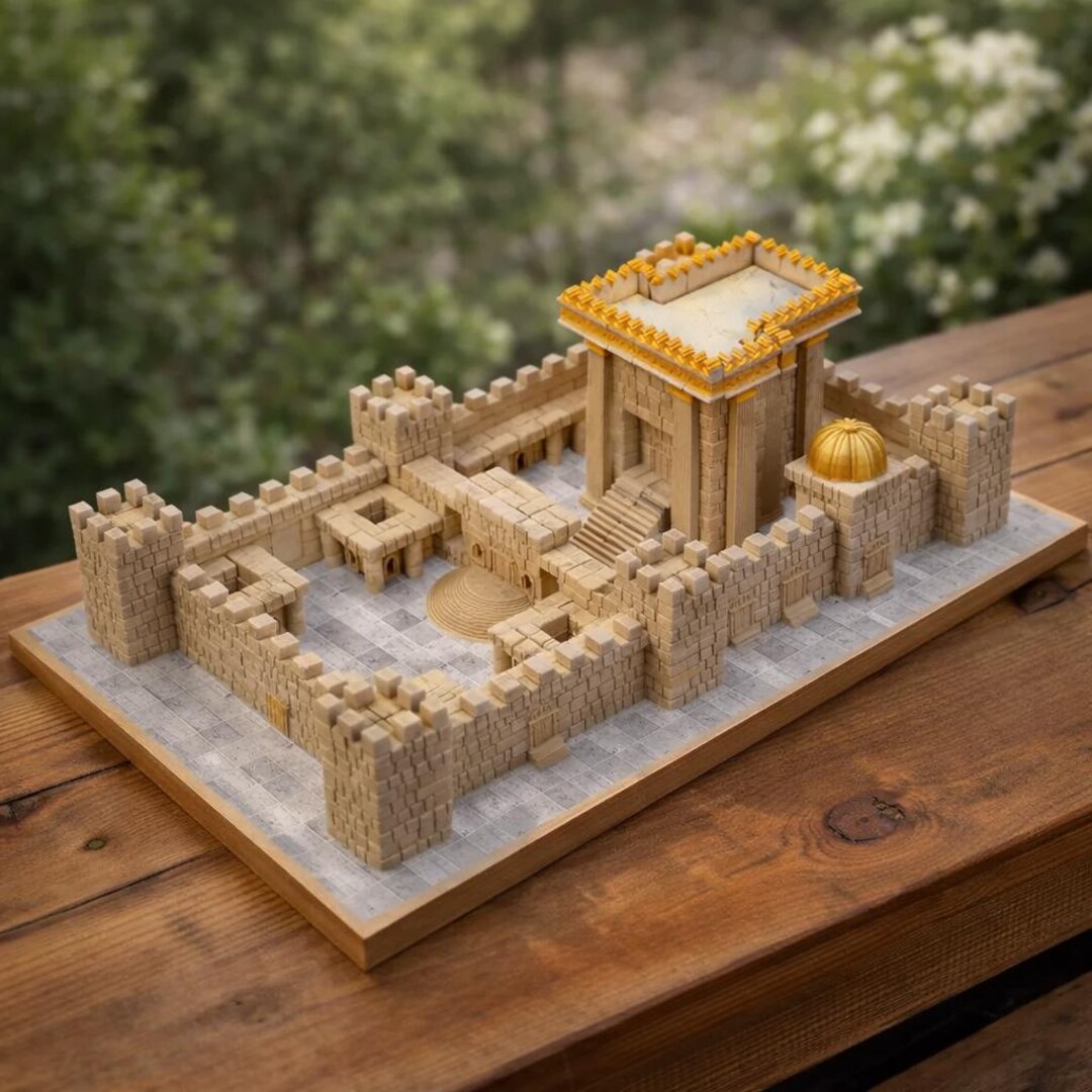 Mini Brick Third Temple Model Kit, Ceramic Building Set, Architecture ...