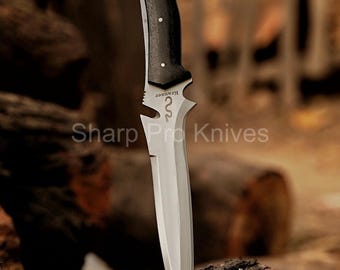 Handmade Jack Krauser Knife: Resident Evil 4 D2 Steel Replica