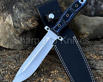 Handmade Daryl Dixon Knife Replica: Stainless Steel Blade, Leather Sheath