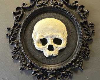 Gothic Baroque Skull Wall Art/Frame