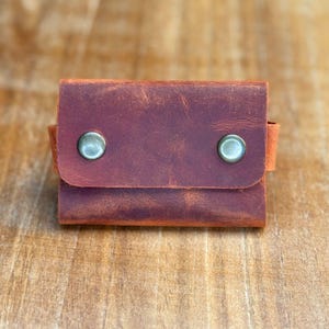 Porte-cartes de crédit en cuir - Porte-cartes de visite personnalisé gravé - Porte-cartes en cuir - Cadeau d'anniversaire pour lui - Portefeuille homme personnalisé