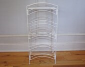 Vintage 1960 39 s White Metal Three Tiered Shelf