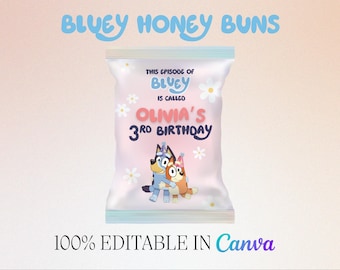 Bluey Honey Buns Template (Digital)