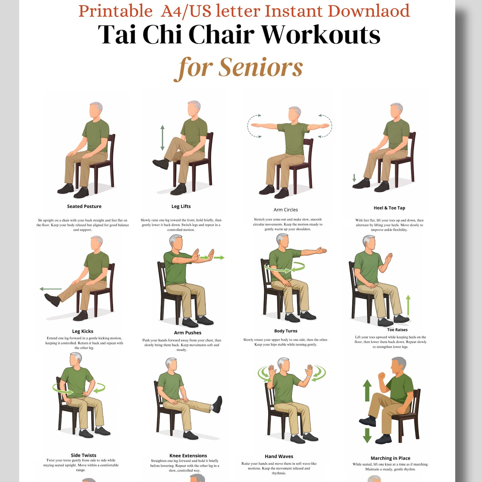 Tai Chi Chair Workouts Printable Chair Tai Chi PDF Seated Exercises tai-chi-chair-workouts-printable-chair-tai-chi-pdf-seated-exercises
