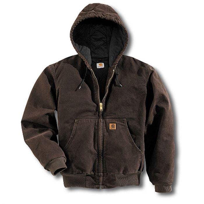 Carhartt アクティブジャケット J130 BLK sand stone Carhartt J130 Sandstone Active Jacket - Etsy