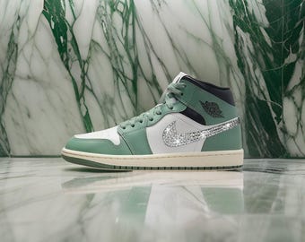 Custom Nike Air Force 1 – Women’s Swarovski Crystal Bling Sneakers