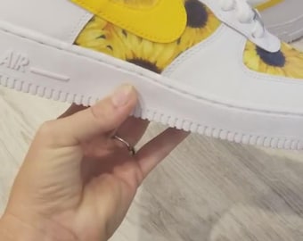 nike yellow floral shoes