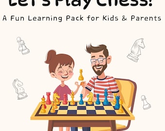 Chess for Kids Printable Workbook — Beginner Guide, Puzzles & Activities, Digital Download