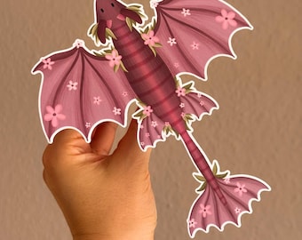 PinselMag “Doralyth” – magnetic dragon for the bookshelf, shelf decoration, fantasy bookish decor