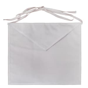 Masonic Duck Cotton White Entered Apprentice Mason Apron