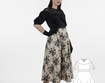 An elegant evening dress: your look for a special occasion