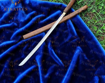 Hand Forged Japanese Tanto Sword | Samurai Shira Saya Ninja Blade | Katana Style Sword