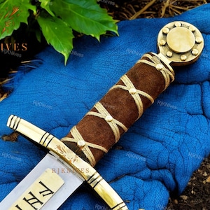 Merlin Excalibur ,Knight Templar sword; Viking sword from the Middle Ages, Best Gift for Boyfriend, Best Men Gift