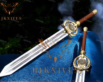 Handmade Dawnbreaker Fantasy Sword: Skyrim Cosplay Prop