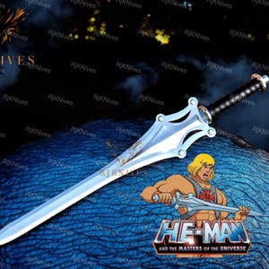 He-Man Inspired Power Sword – Ultimate Gift for Cosplay Fans | Fantasy Sword for Boyfriend, Husband, or He-Man Collector