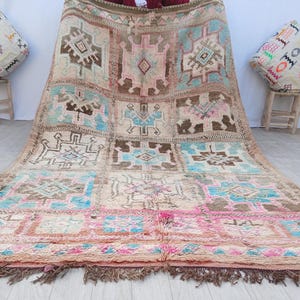 Traditional Moroccan rug 5,9 x 9,7 Feet Vintage area rug - Morocco rug - Wool rug - Moroccan berber rug - Handmade rug