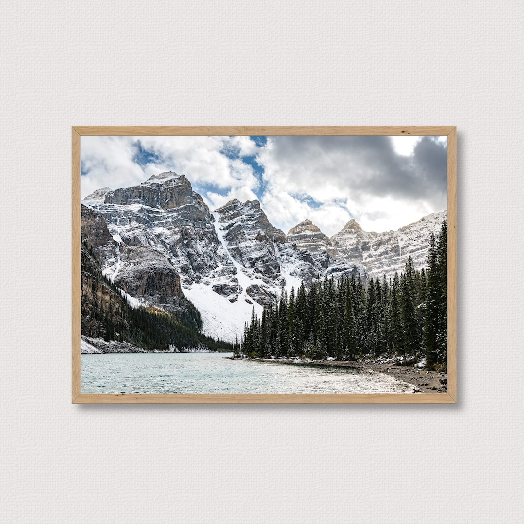 Moraine Lake Wall Art | Banff National Park Print | Canadian Rockies ...