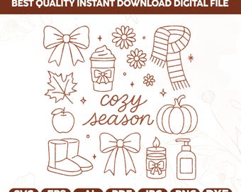 Cozy Season png,Fall Png,Fall vibes Png,Fall Sublimation Png,Autumn Season png,Fall pumpkin Png,retro fall png,Boho Png,Fall Autumn Shirt