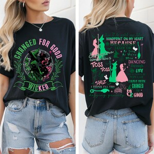 Wicked Change For Good Shirt, Defy Gravity Broomstick Magic Wand, Wizard Movie Fan Shirt, Wicked Musical Fan Gift, Wizard of Oz s