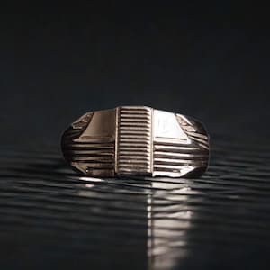 Futuristic Cyberpunk Ring – Edgy Alternative Jewelry, Anime-Inspired Gift, Thumb or Couple Ring, Personalized 21st Birthday Idea