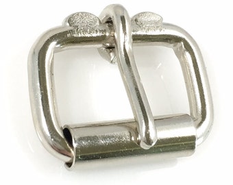 ROLLER BUCKLES Heavy Duty 1 inch Bright Nickel Finish 20 pcs