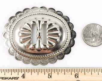 CONCHOS 2 3/4" Big Western, Níquel Brillante 6 uds