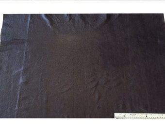 UPHOLSTERY LEATHER PIECE Cowhide Dark Brown Lt Wt 6 Sf