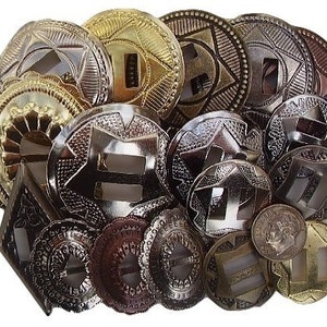 CONCHOS GRAB BAG Mixed Sizes Assorted 100 Pcs