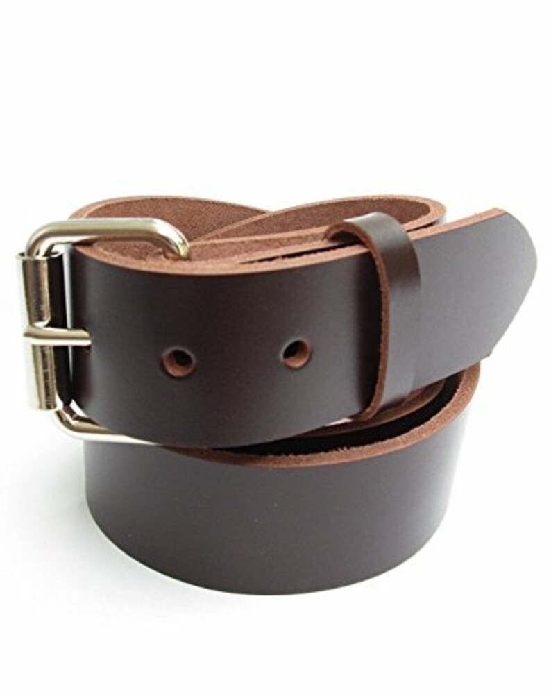 Mens Heavy Duty Leather Belt 1 1/2 Inch Wide Black & Brown Etsy