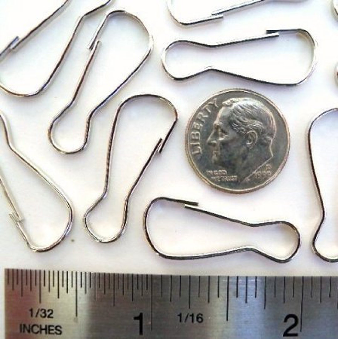 LANYARD SNAP CLIP Hooks 1 Inch Nickel Silver Finish 100 Pcs Etsy