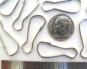 LANYARD SNAP CLIP Hooks 1 inch Nickel Silver Finish 100 pcs