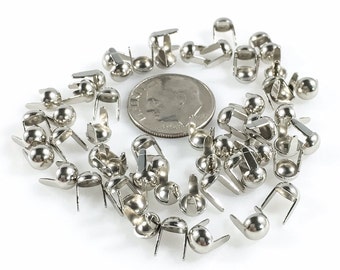 NAILHEADS SPOTS STUDS 2 Prong Steel 4.5mm Np 100 pcs