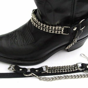 biker boots with jewels