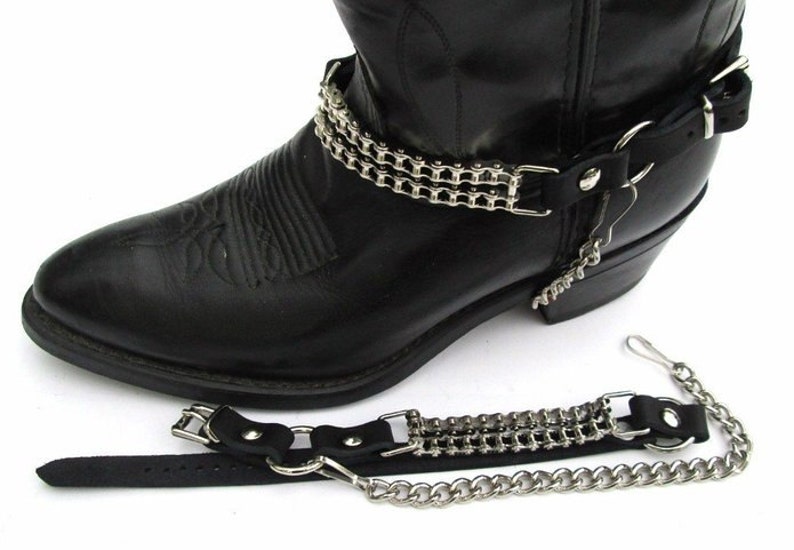 biker boots with jewels