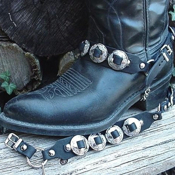 WESTERN Boots BOOT CHAINS (The Concho Honcho) Black