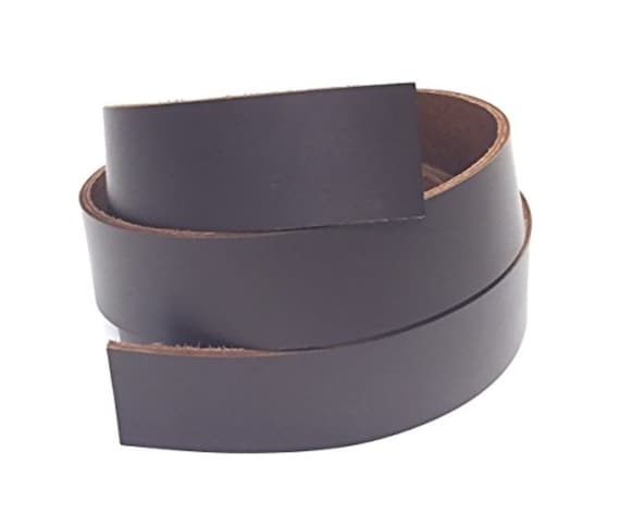 Dangerous Threads Dark Brown Latigo Leather Strip 1 & 1/2 x 72 