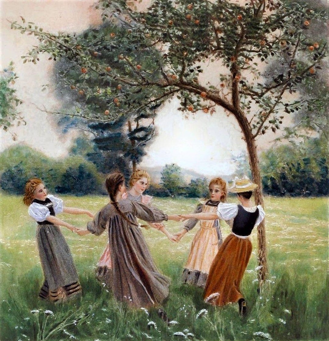 油彩画 子供と女性の風景 il_1080xN.6798947059_nplf.jpg