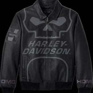 Harley Davidson Men’s Willie G Skull Master Leather Jacket