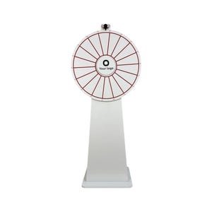 賞品ホイール - スピニングホイールオブフォーチュン、（18セクション、フロアスタンディング、68 cm）書き込み可能で消去可能なカーニバル、イベント、賞品ゲーム
