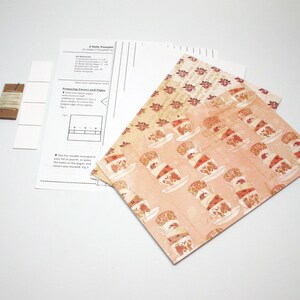 DIY Kit 3 Hole Pamphlet Stitch Garden Tea Party #12