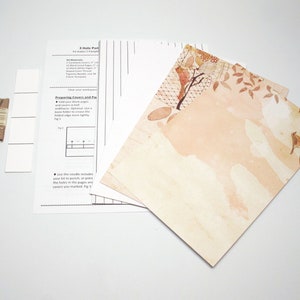 DIY Kit 3 Hole Pamphlet Stitch Garden Tea Party #7