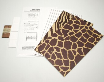 DIY Kit 3 Hole Pamphlet Stitch Animal Safari #8