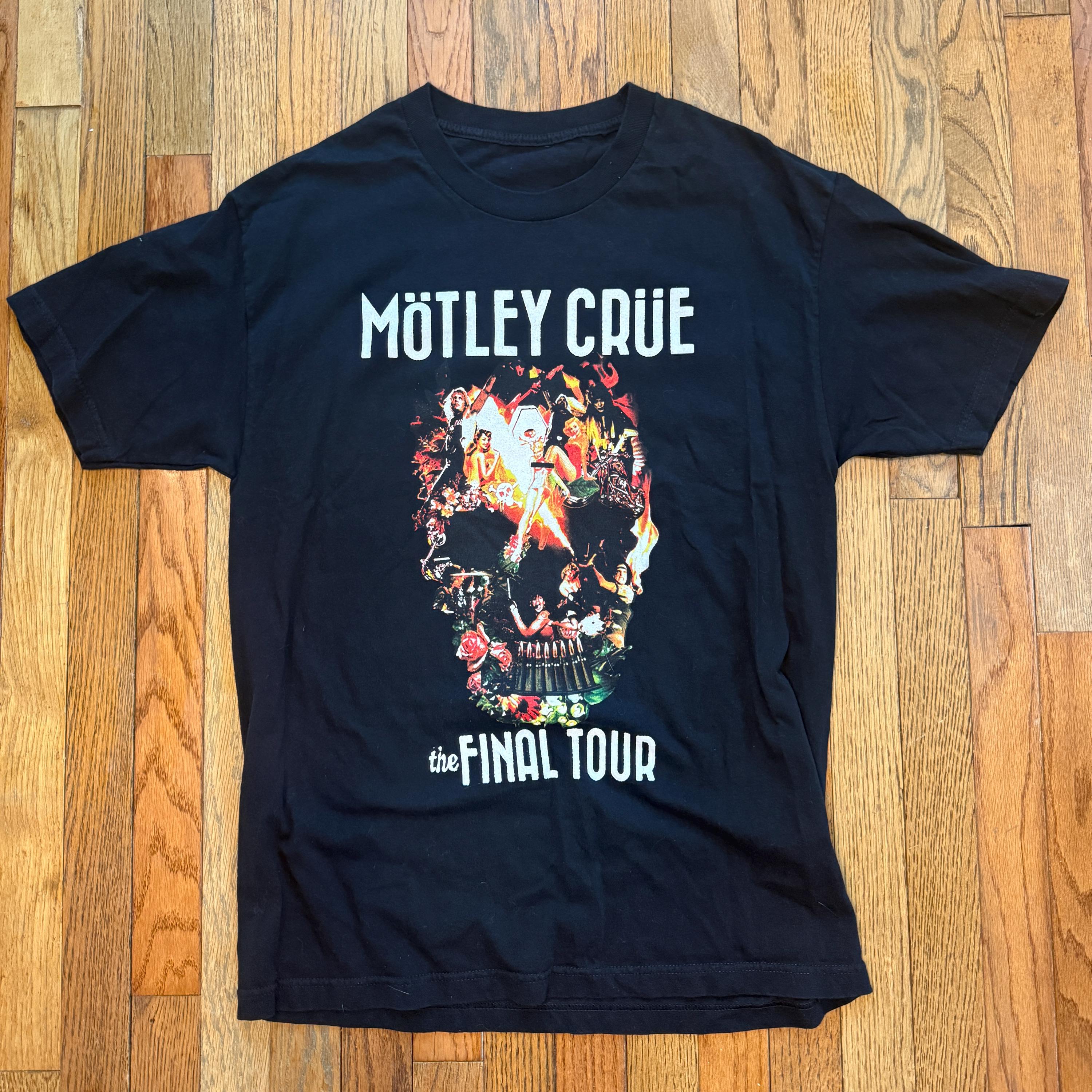 Vintage Mötley Crüe Final Tour 2014 Concert T-shirt | Rock Band