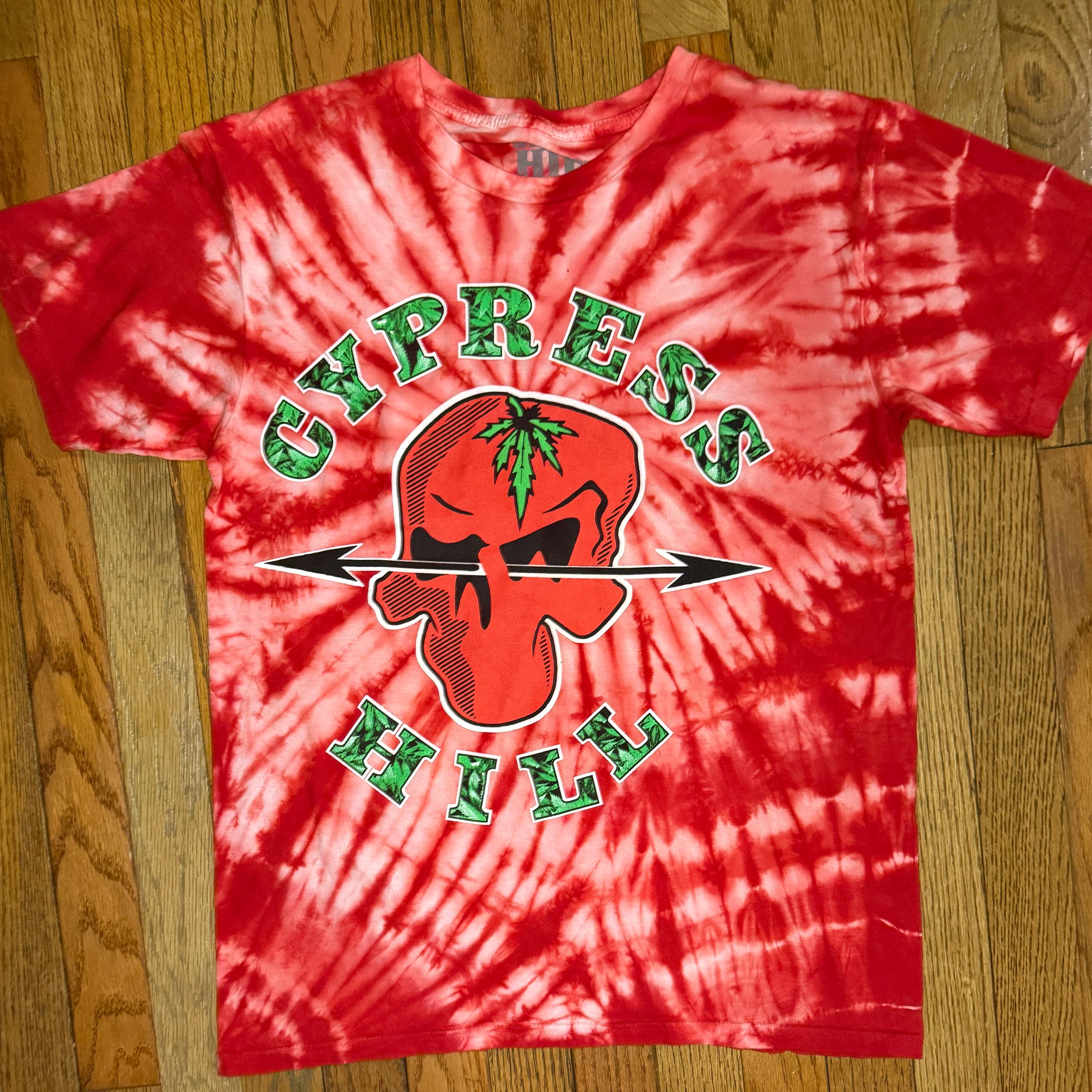 Vintage Cypress Hill Tie Dye Skull T-shirt – 2000s Hip Hop Rap Tee