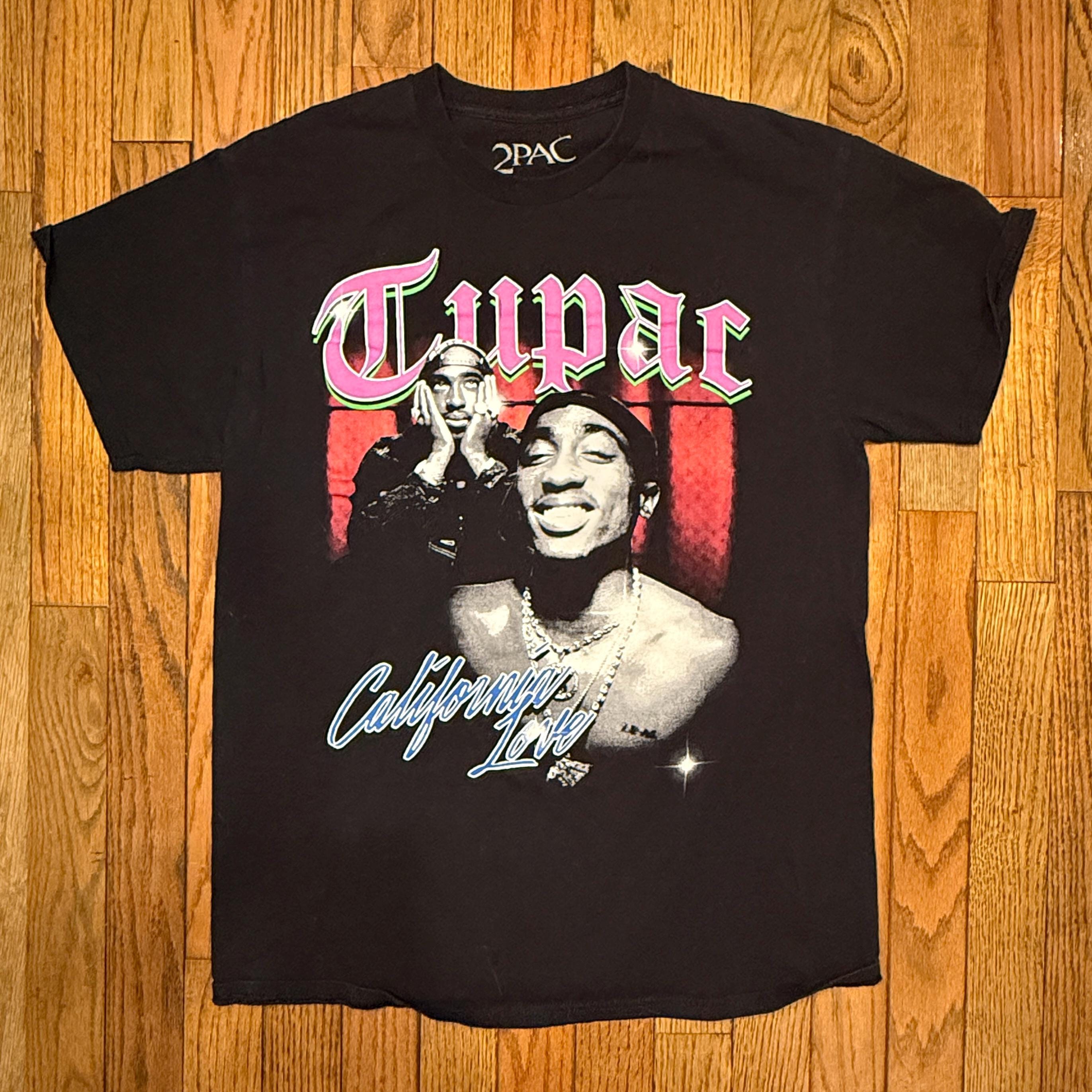 Tupac California Love T-shirt | 2pac Rap Tee Vintage Style Medium