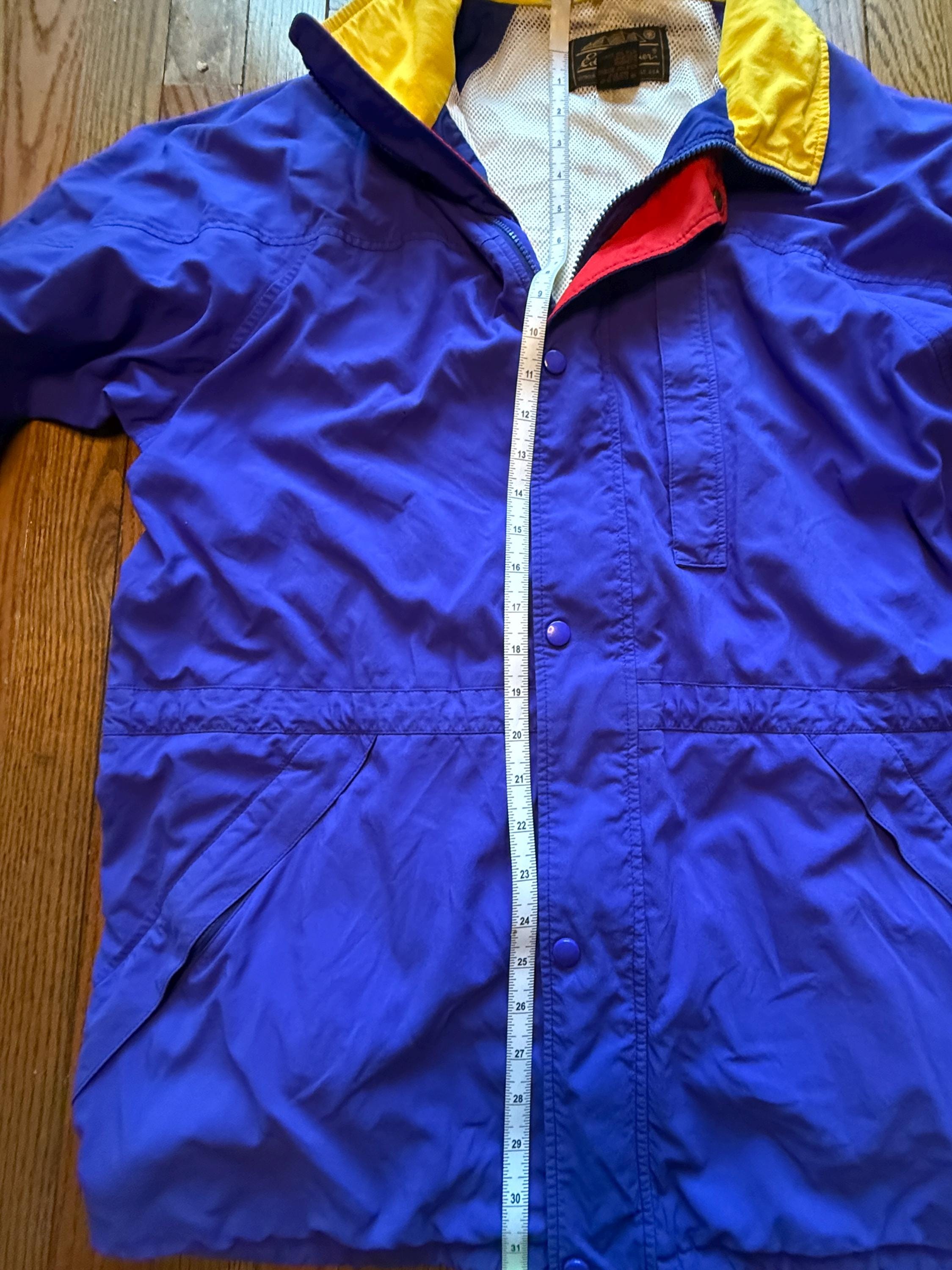 Vintage Eddie Bauer Gore-tex Jacket Men's Large 90s Colorblock