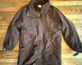 St.john’s bay wool jacket 90s Vintage St John's Bay Outdoor Coat M 90s Beige Zip Snap - Etsy