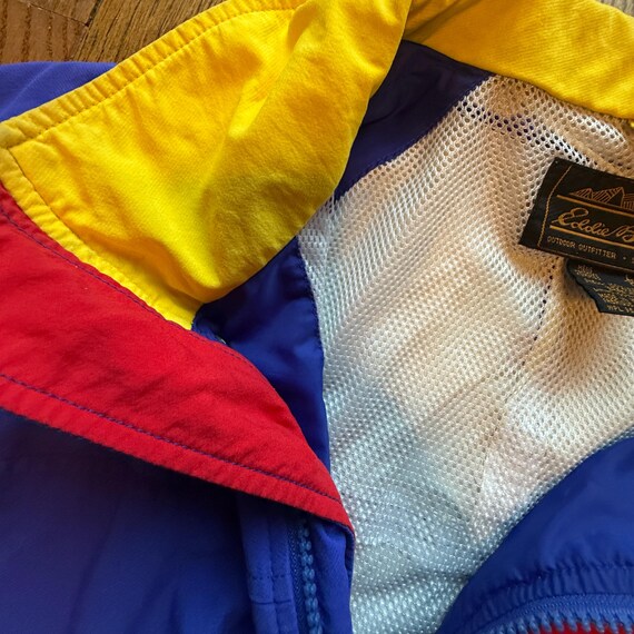 Vintage Eddie Bauer Gore-tex Jacket Men's Large 90s Colorblock